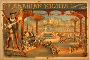 Burlesque Arabian Nights Poster